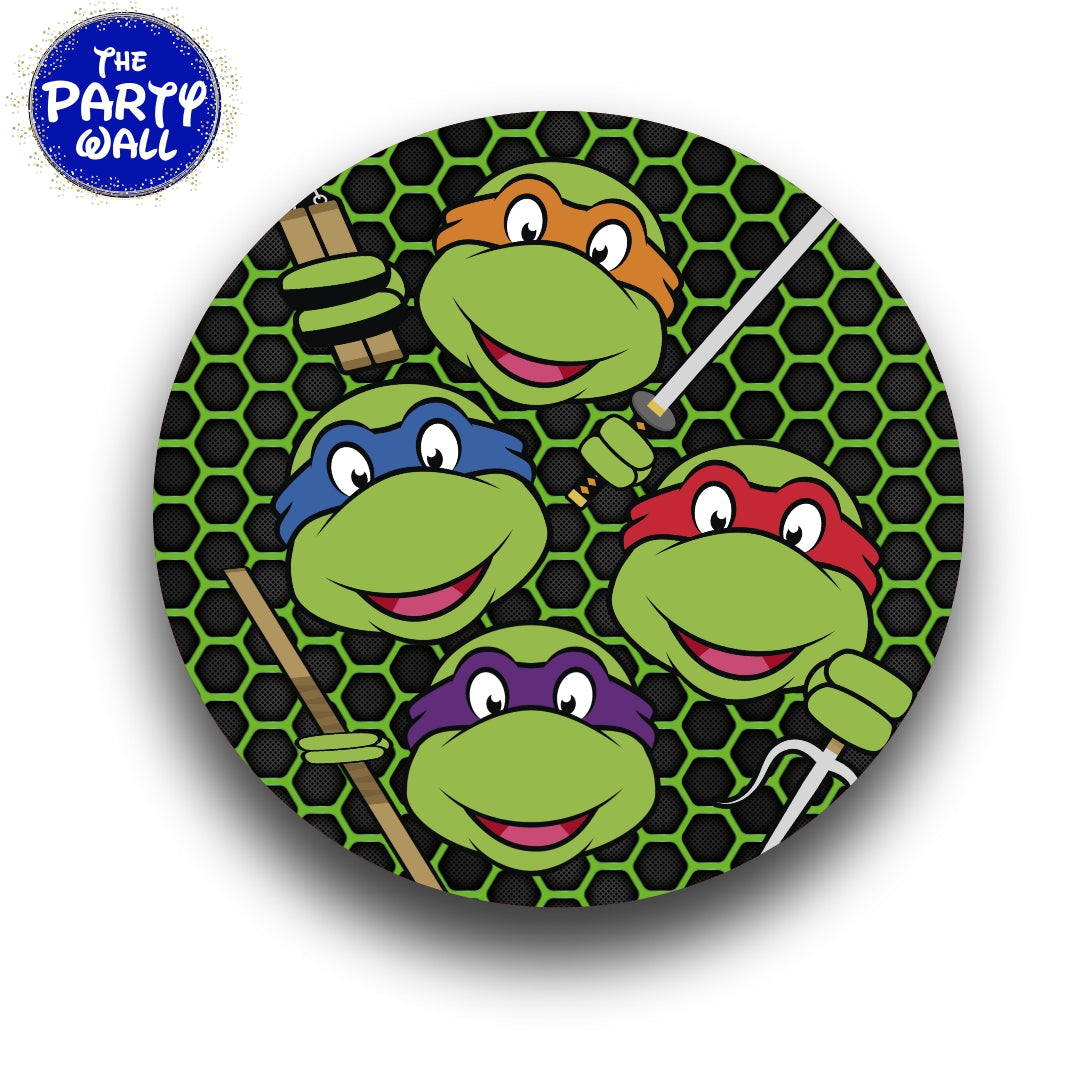 Tortugas Ninja - Funda para mampara circular