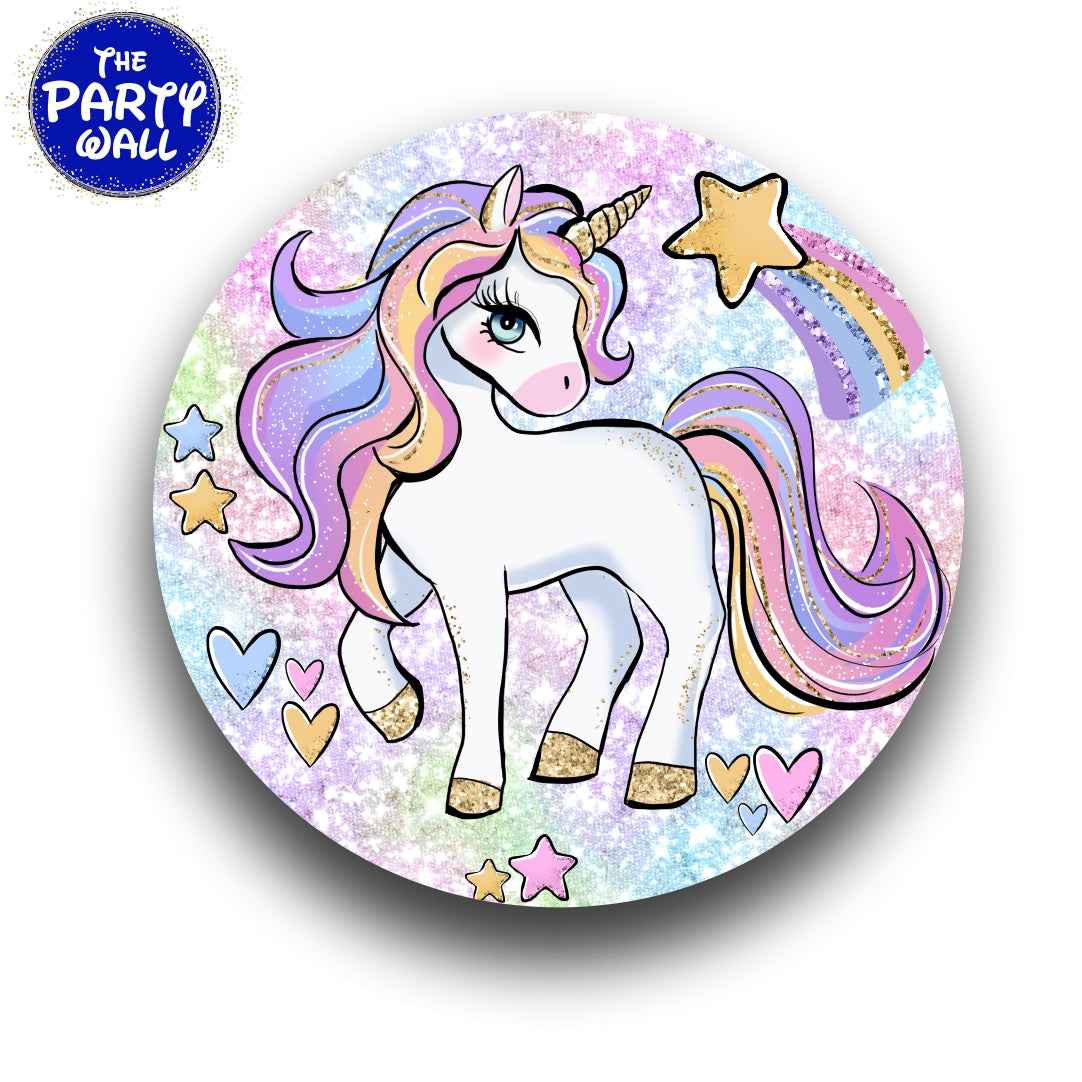 Unicornio - Funda para mampara circular