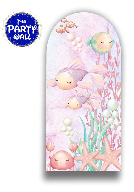 Vida Marina Cute - Funda para mampara de punta redonda