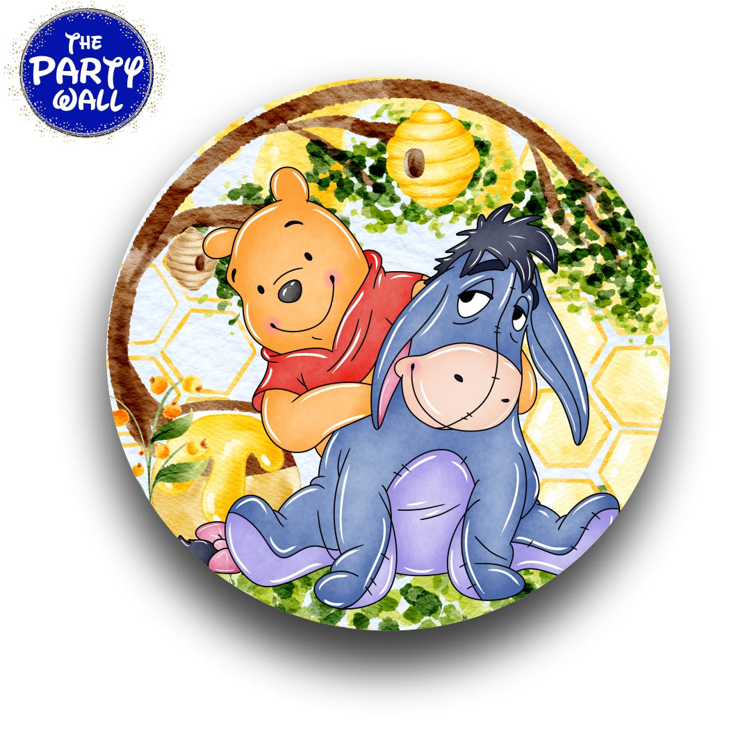 Winnie Pooh - Funda para mampara circular