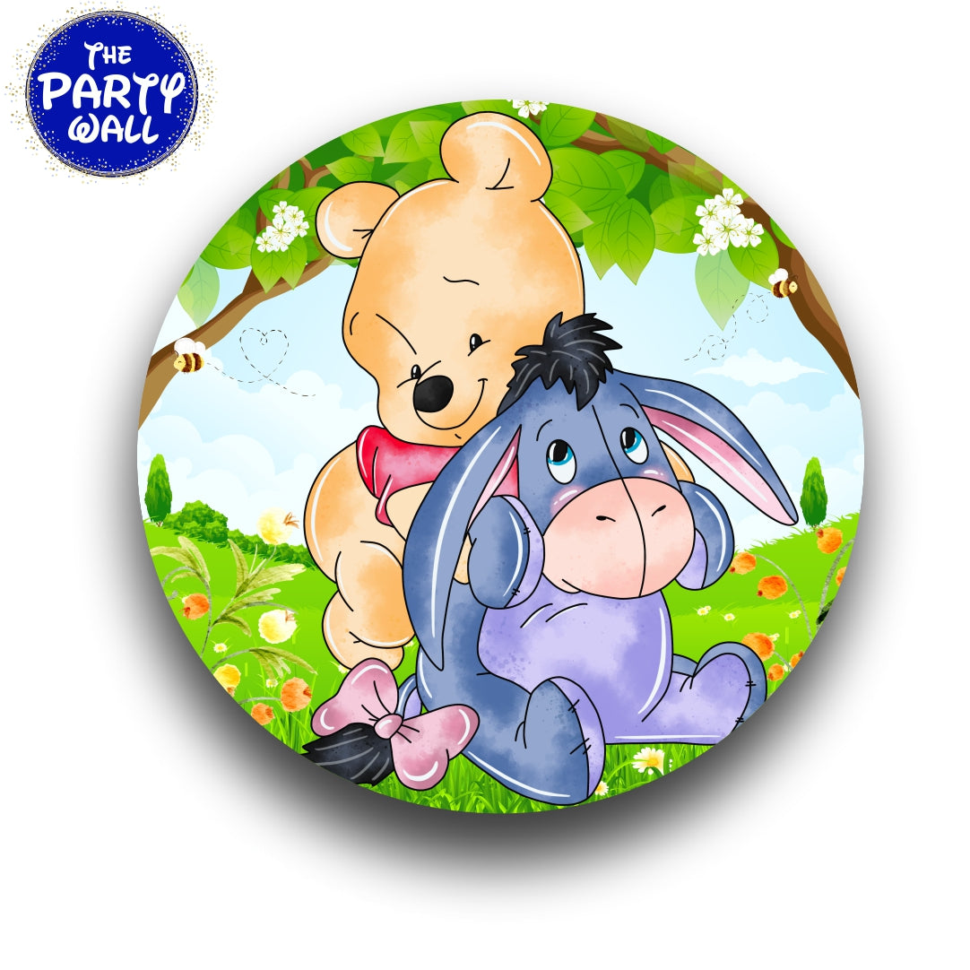 Winnie Pooh - Funda para mampara circular