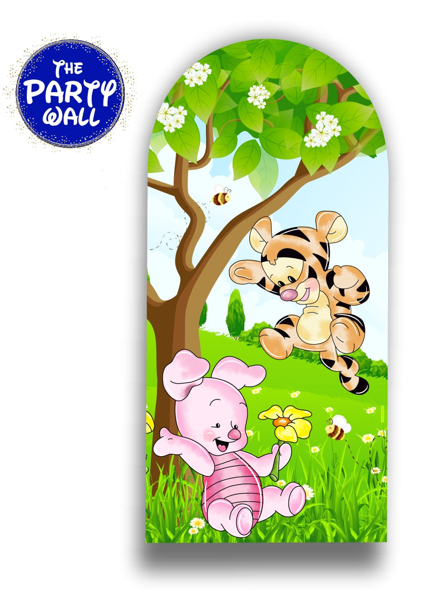 Winnie Pooh - Funda para mampara de punta redonda