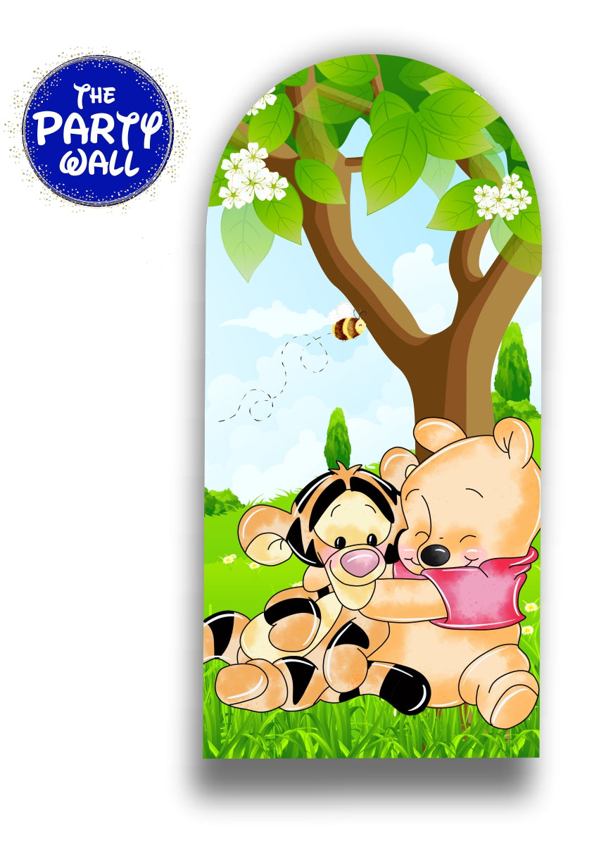 Winnie Pooh - Funda para mampara de punta redonda