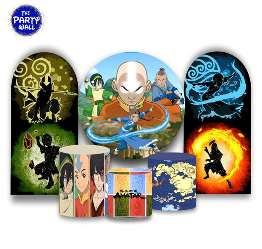 Avatar La Leyenda de Aang - Fundas para set + 2 complementos