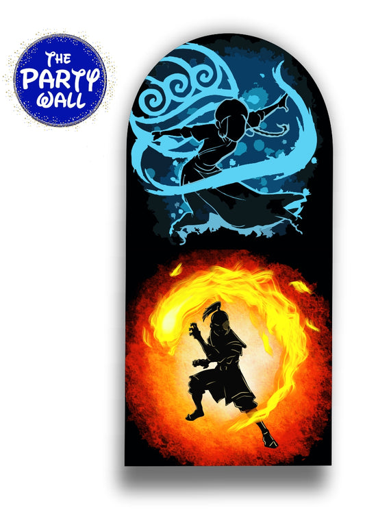 Avatar La Leyenda de Aang - Funda para mampara de punta redonda