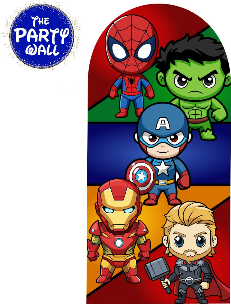 Avengers - Funda para mampara de punta redonda