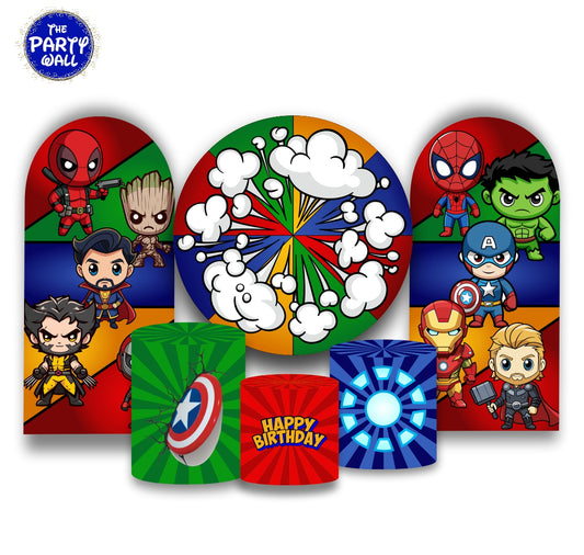 Avengers - Fundas para set + 2 complementos