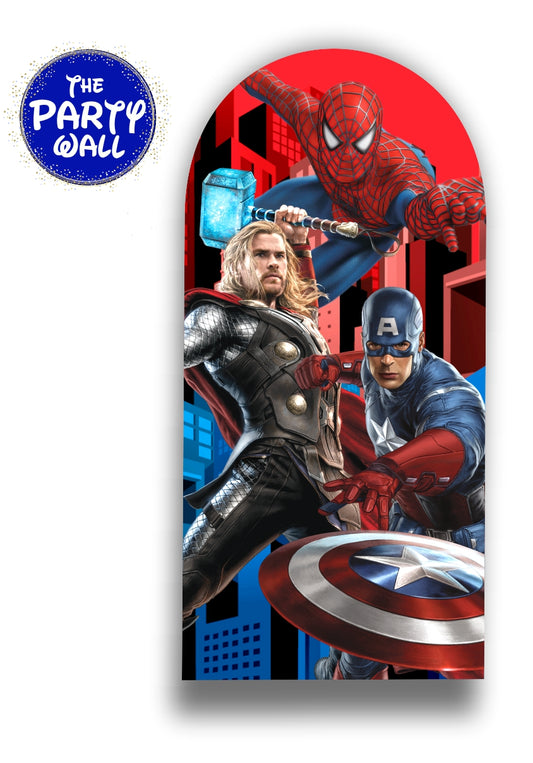 Avengers - Funda para mampara de punta redonda