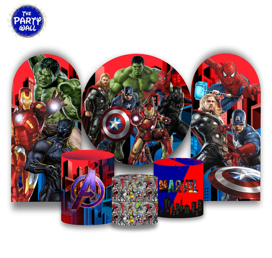 Avengers - Fundas para set + 2 complementos