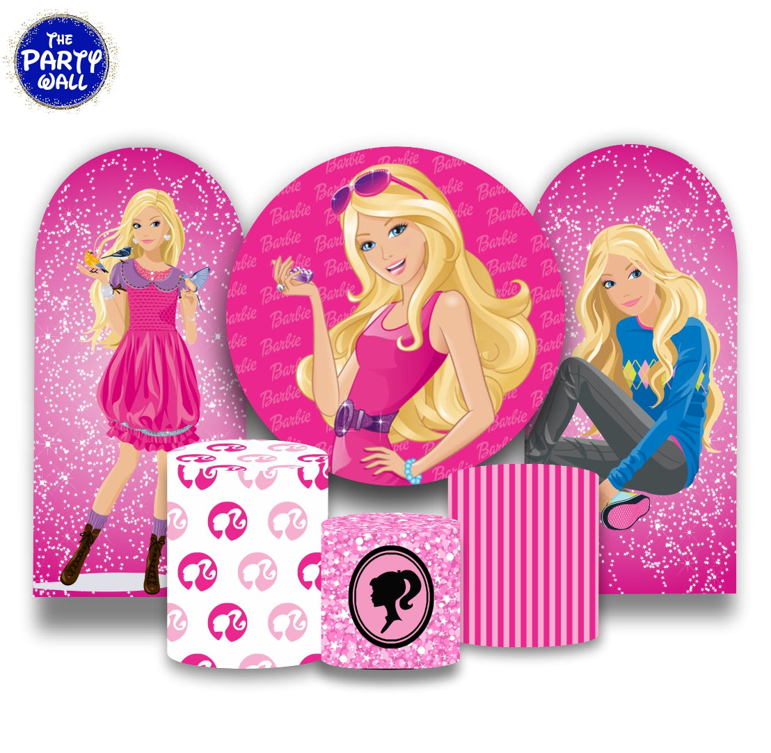 Barbie - Fundas para set + 2 complementos