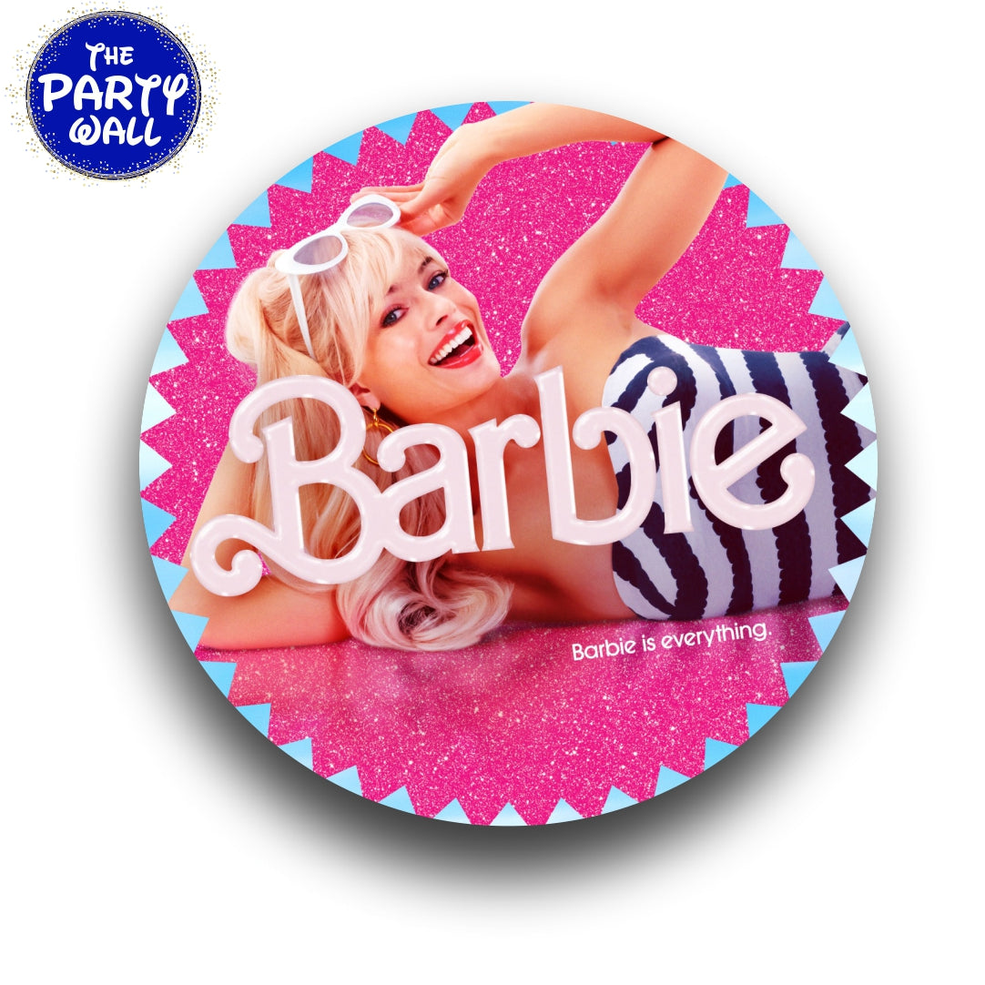 Barbie - Funda para mampara circular