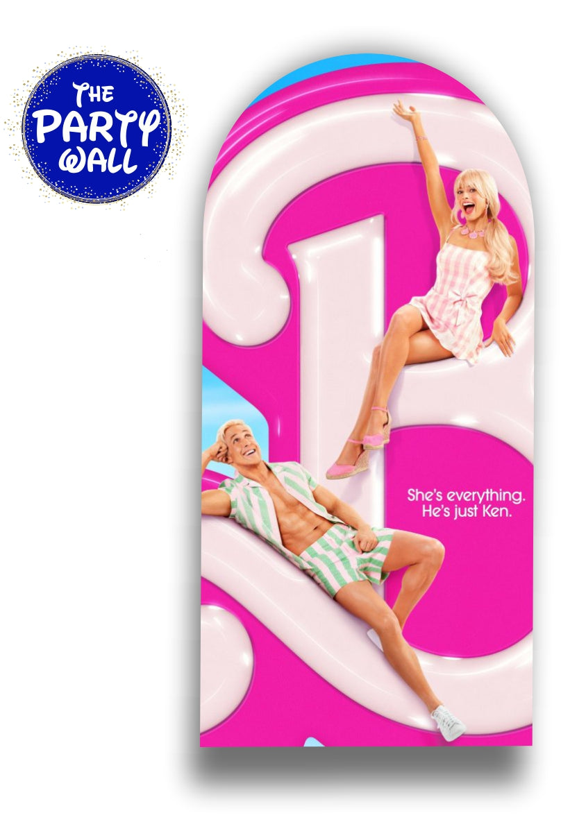 Barbie - Funda para mampara de punta redonda