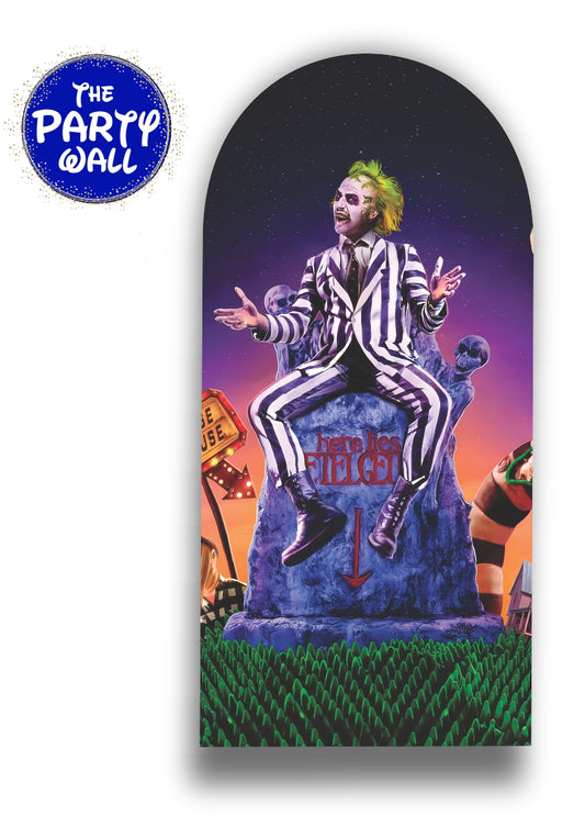 Beetlejuice - Funda para mampara de punta redonda