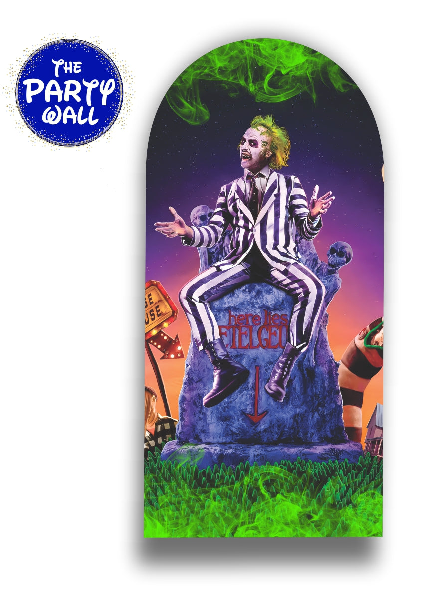 Beetlejuice - Funda para mampara de punta redonda