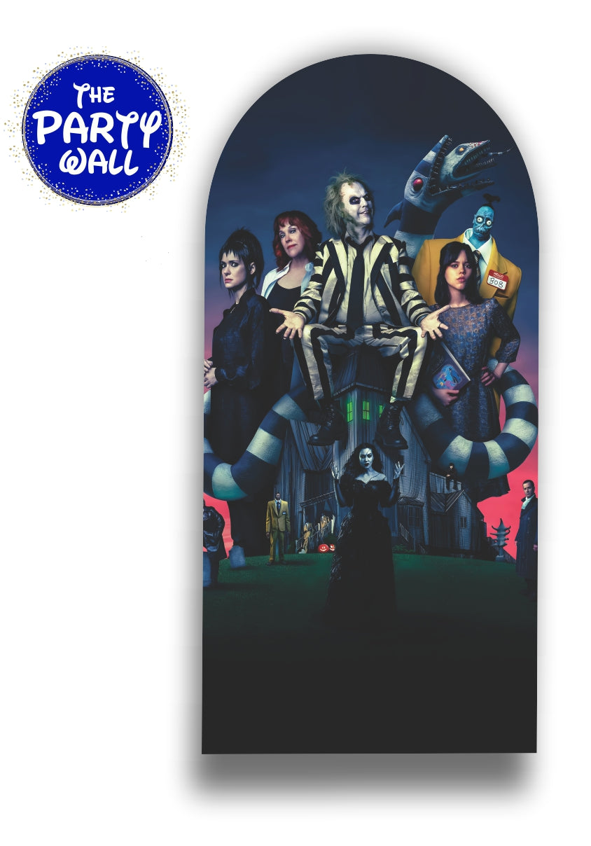 Beetlejuice - Funda para mampara de punta redonda