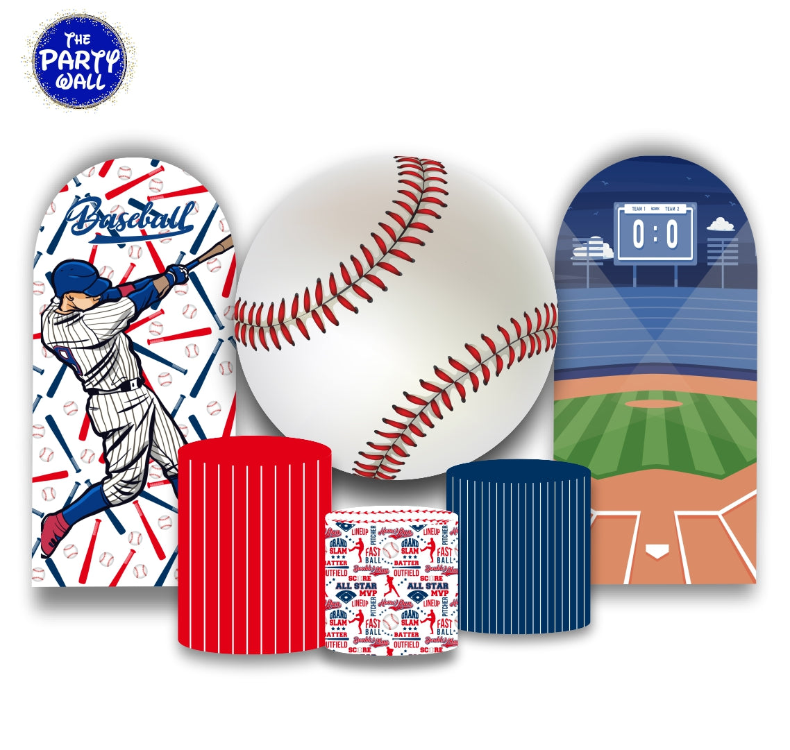 Béisbol - Fundas para set + 2 complementos