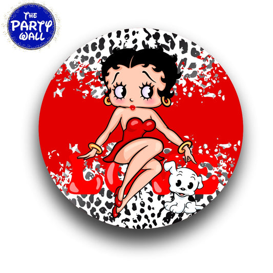 Betty Boop - Funda para mampara circular