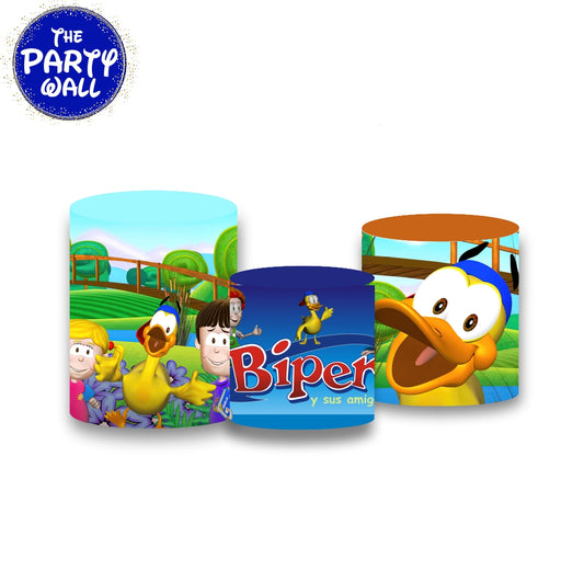 Biper y sus Amigos/ Patito Juan - Fundas para cilindros