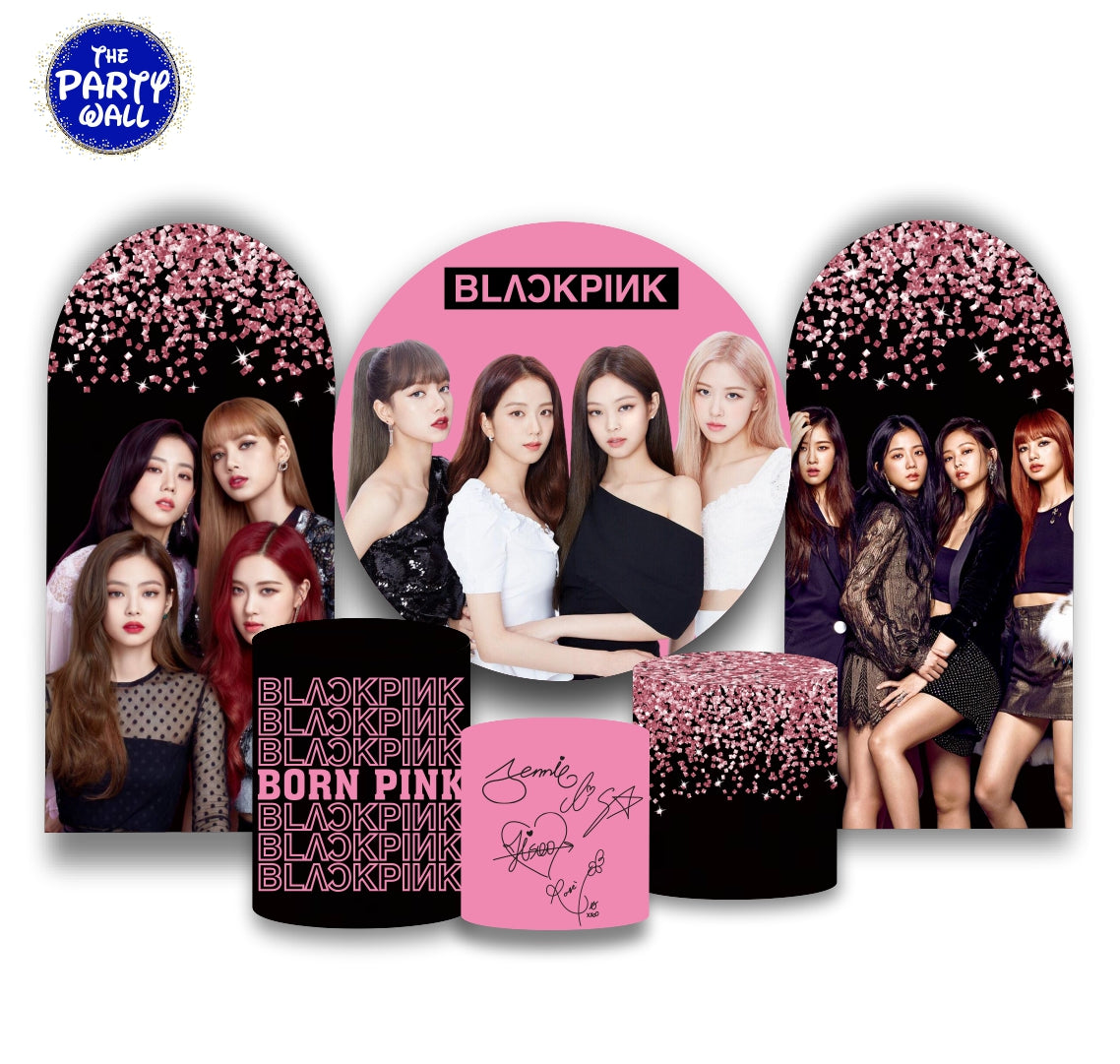 Black Pink - Fundas para set + 2 complementos