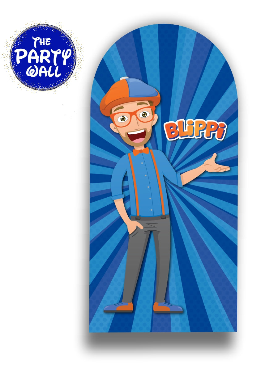 Blippi - Funda para mampara de punta redonda