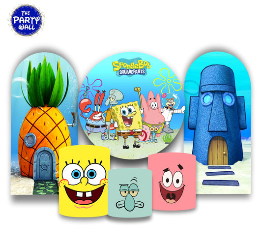 Bob Esponja - Fundas para set + 2 complementos