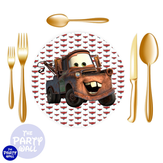 Cars - Funda cubre platos