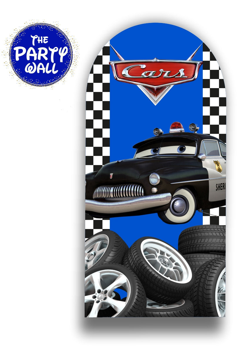 Cars - Funda para mampara de punta redonda