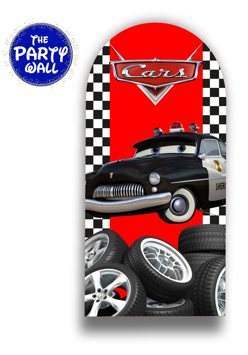 Cars - Funda para mampara de punta redonda