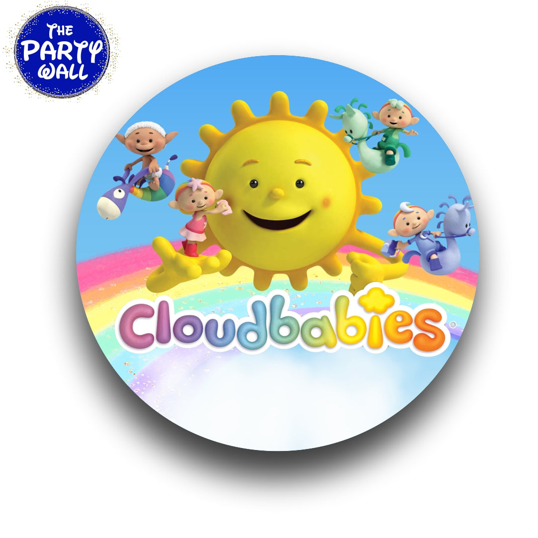 Cloudbabies - Funda para mampara circular – The Party Wall Store