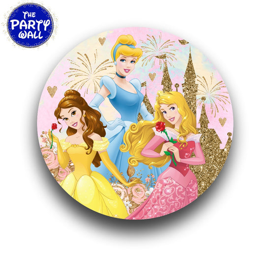 Colección Princesas Disney - Funda para mampara redonda