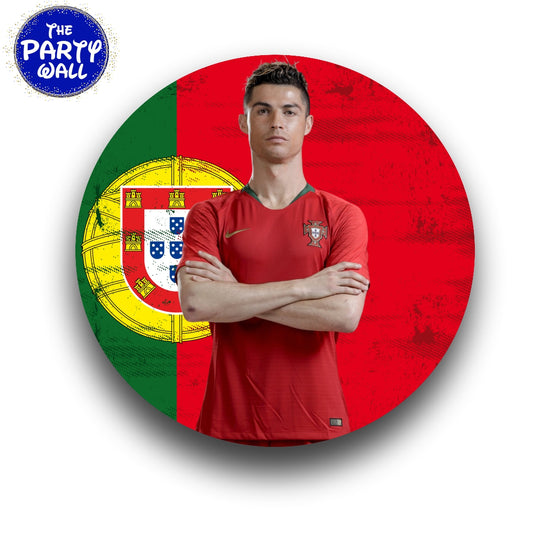 Cristiano Ronaldo - Funda para mampara circular