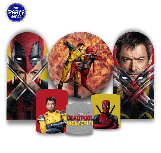 Deadpool & Wolverine - Fundas para set + 2 complementos