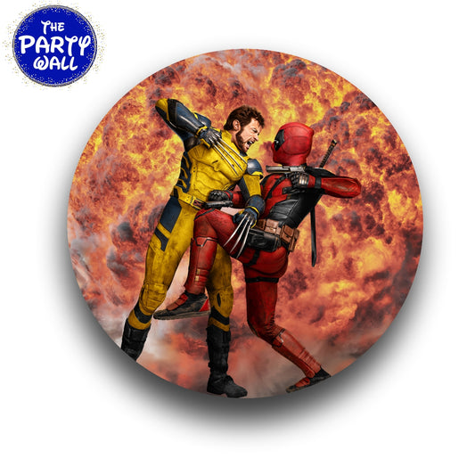 Deadpool & Wolverine - Funda para mampara circular