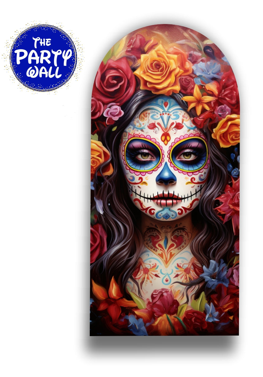 Dia de Muertos - Funda para mampara de punta redonda