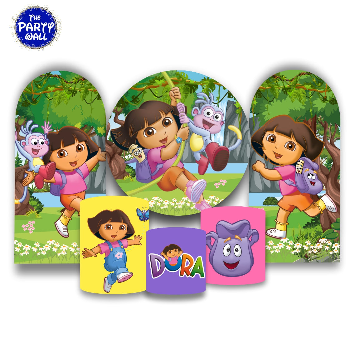 Dora la Exploradora - Fundas para set + 2 complementos