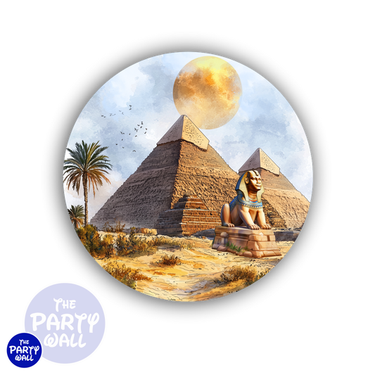 Egipto - Funda para mampara circular