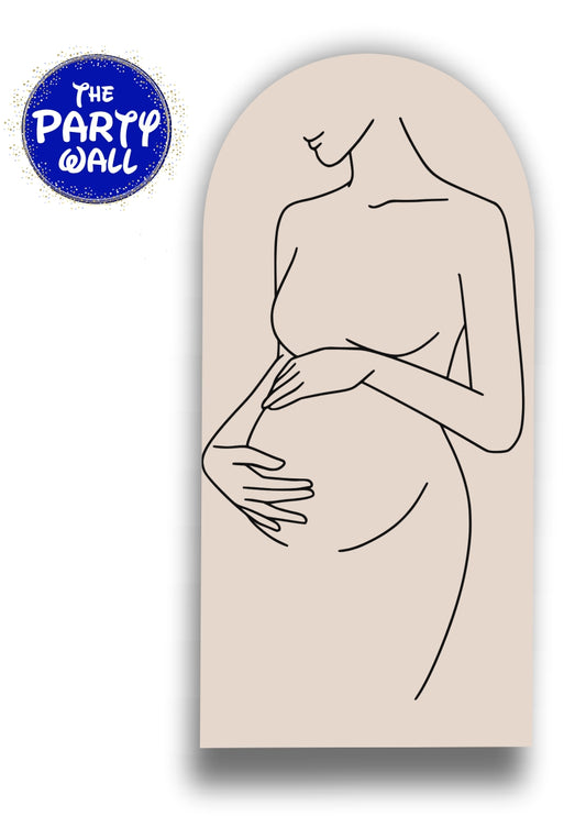 Embarazo - Funda para mampara de punta redonda
