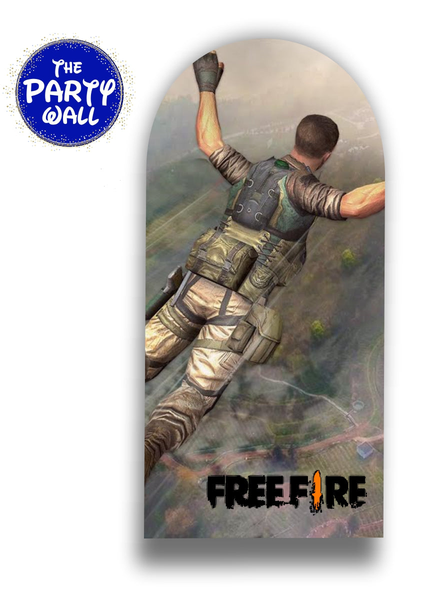 Free Fire - Funda para mampara de punta redonda