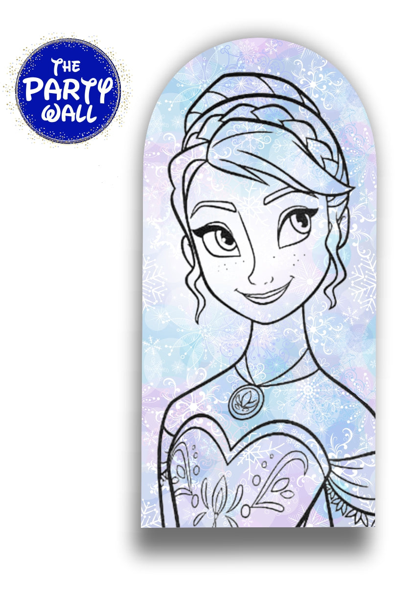 Frozen - Funda para mampara de punta redonda