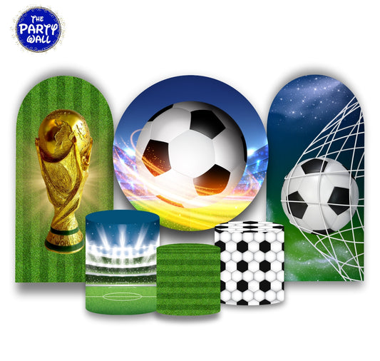 Futbol Soccer  - Fundas para set + 2 complementos