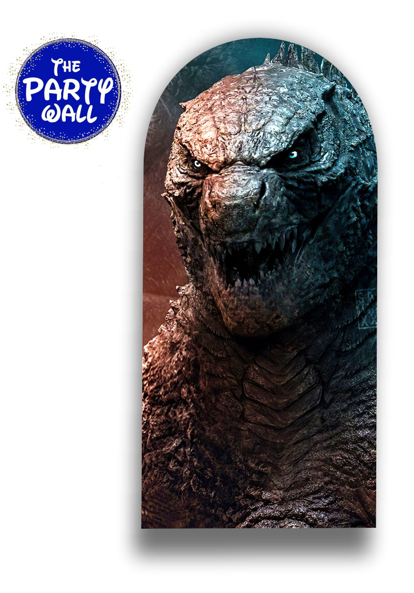 Godzilla vs. King Kong - Funda para mampara de punta redonda