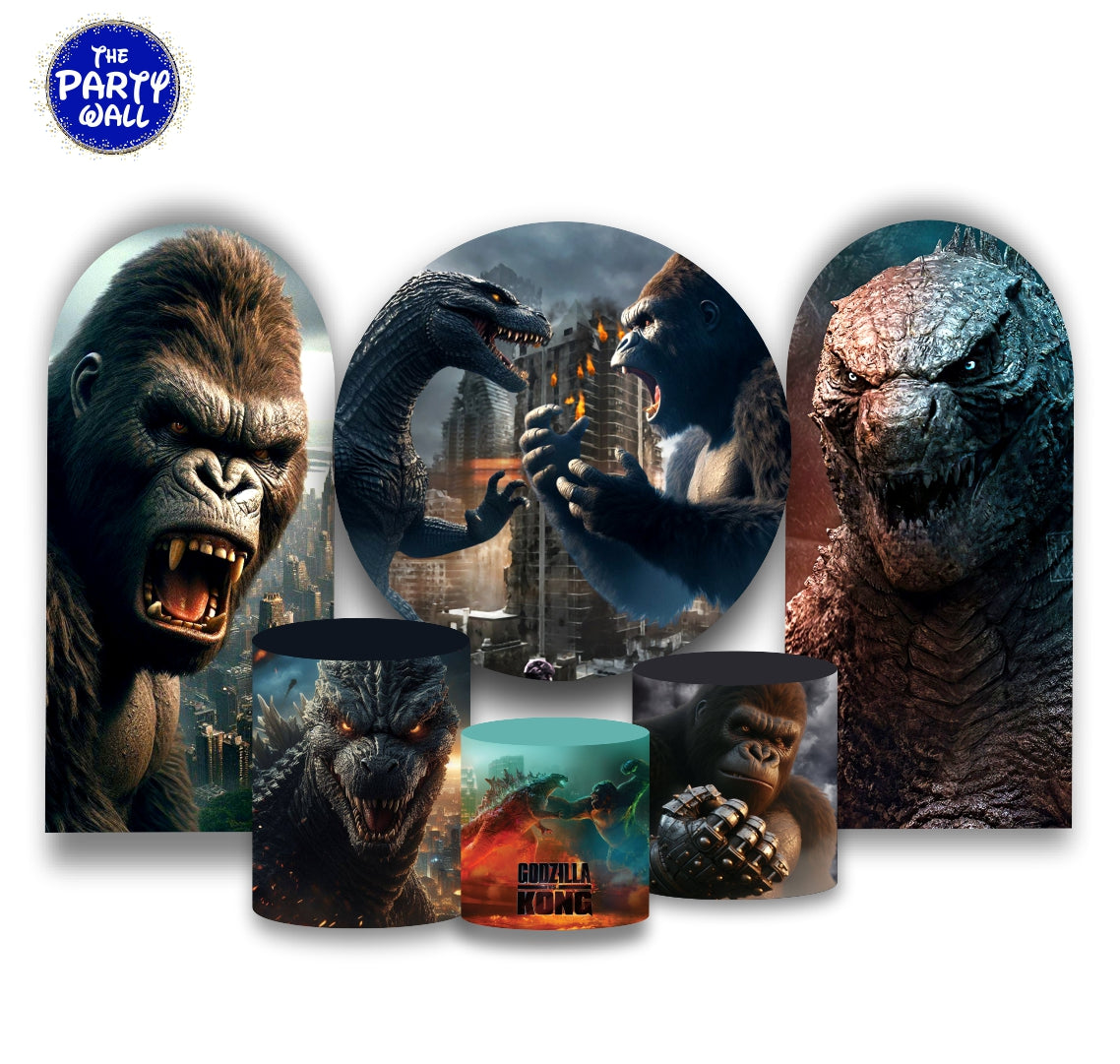 Godzilla vs. King Kong - Fundas para set + 2 complementos