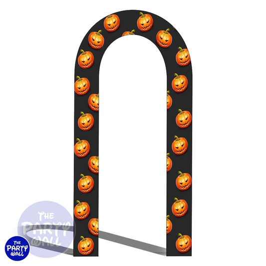 Calabaza Halloween - Funda para mampara tipo arco
