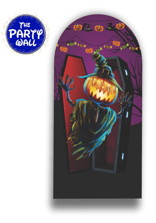 Halloween - Funda para mampara de punta redonda