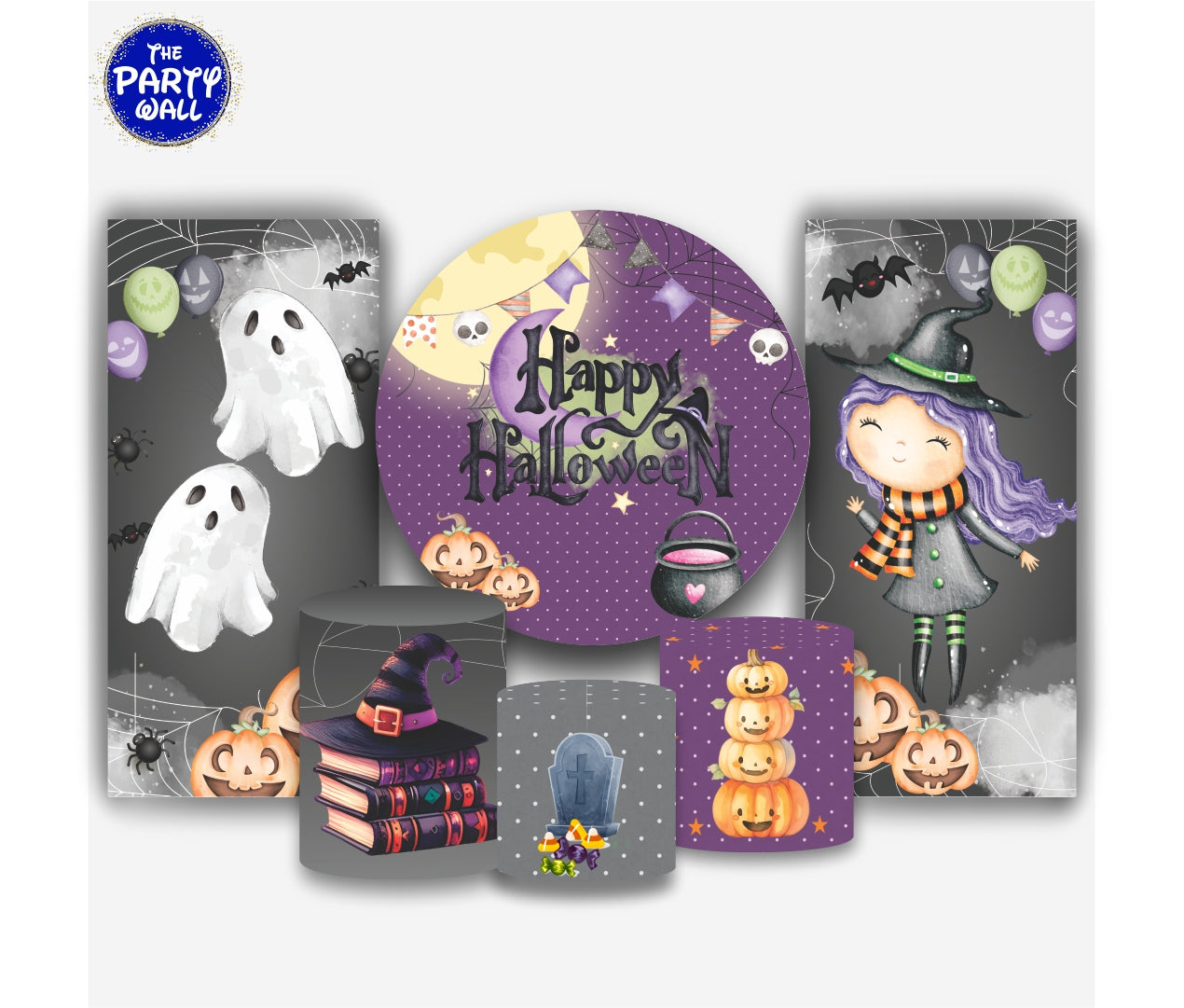 Halloween - Fundas para set + 2 complementos