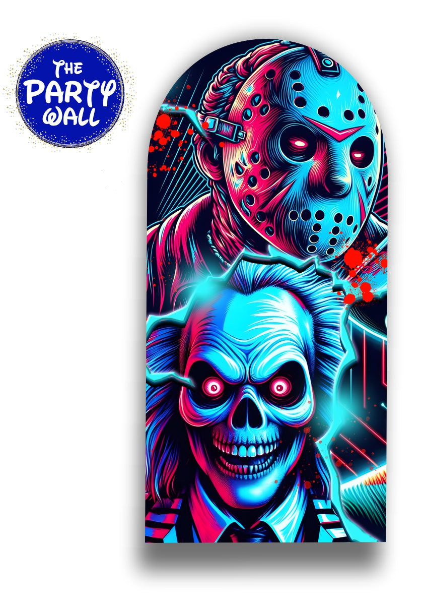 Halloween - Funda para mampara de punta redonda