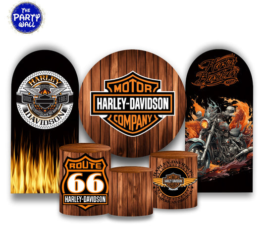 Harley Davidson - Fundas para set + 2 complementos