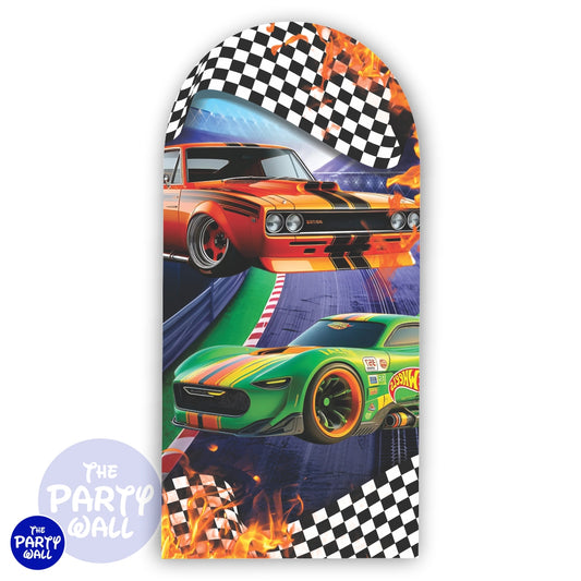 Hot Wheels - Funda para mampara de punta redonda