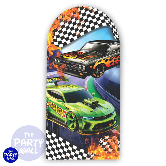 Hot Wheels - Funda para mampara de punta redonda