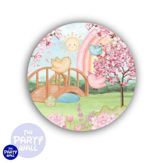 Jardín - Funda para mampara circular